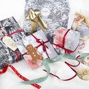 Papier cadeau personnalisé avec photos noir et blanc