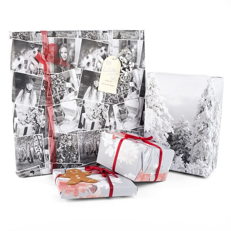 gift wrap printed with your photos