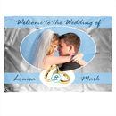 personalised flags with text for wedding
