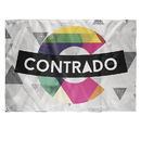 personalised flag with logo