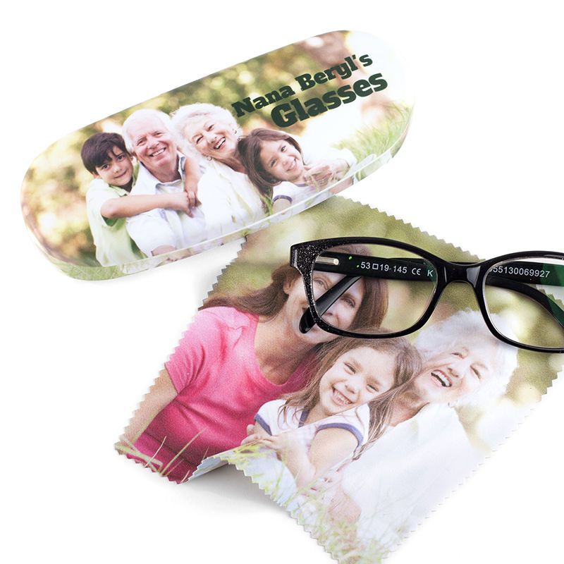 Custom Camo Eyeglass Case & Cloth (Personalized)
