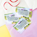 Printable customised gift tags