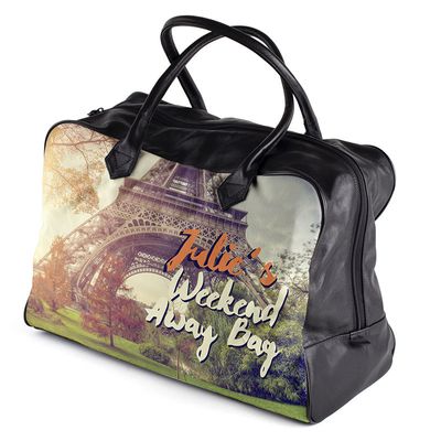 personalised weekend bag