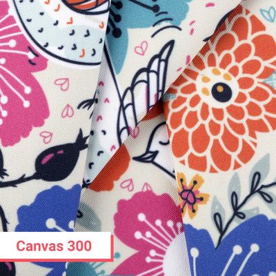 printable canvas fabric 300 gsm