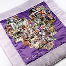 custom comforted featuring heart collage design