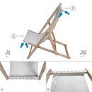 personalised deck chair sling