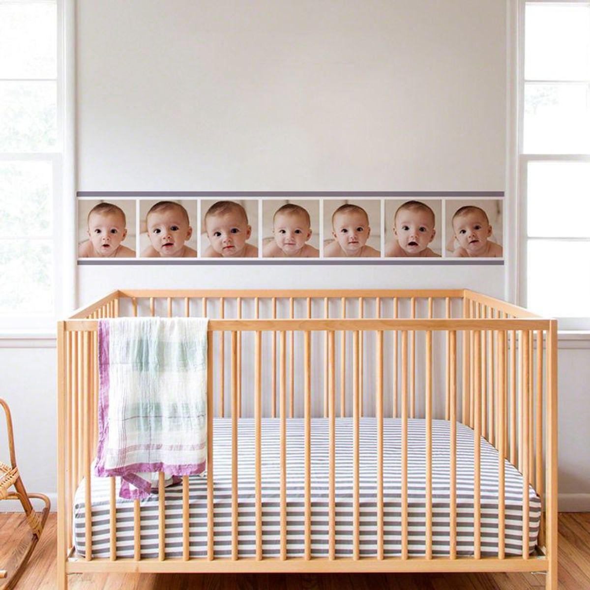 nursery wallpaper borders for baby