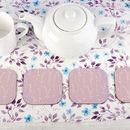 Sous verre personnalisé avec design rose