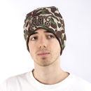 Camouflage printed beanie