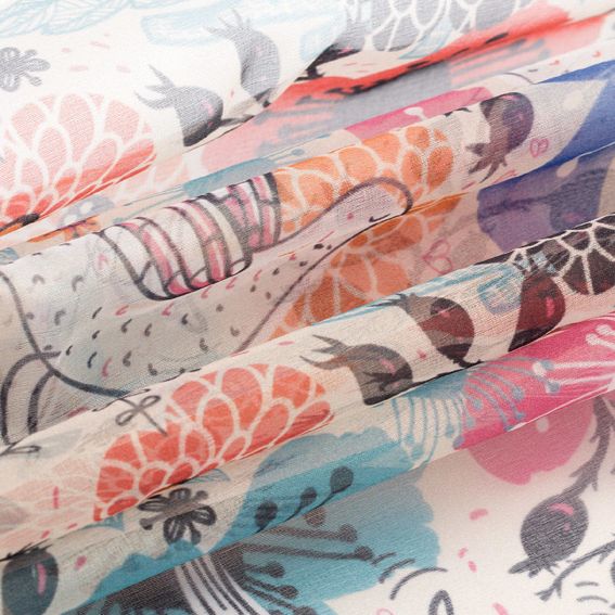 tissu organza personnalisé