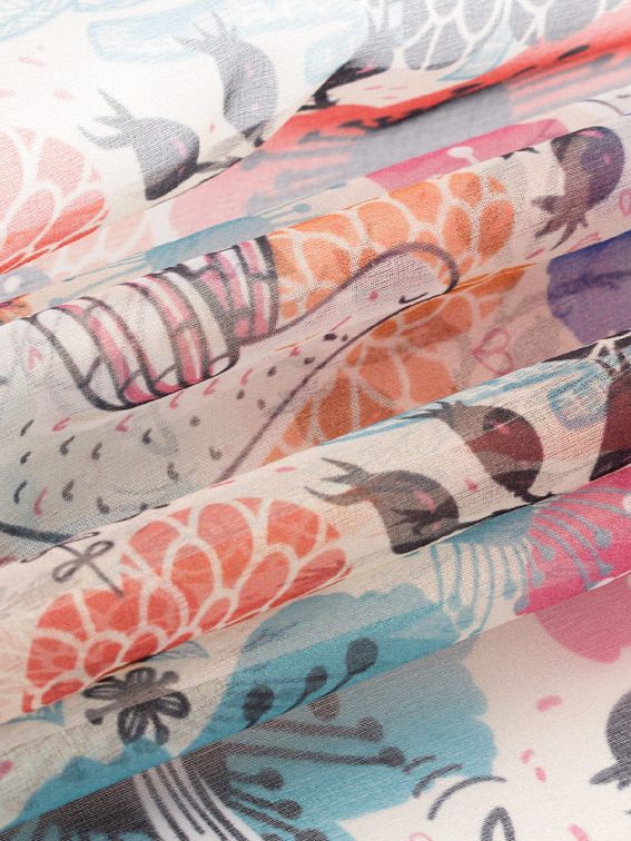 tissu organza personnalisé