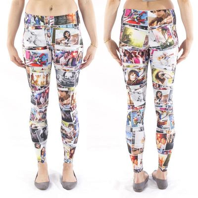 Legging imprimé avec montage photos