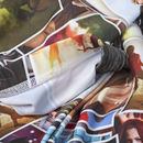 Zoom sur tissu du legging imprimé