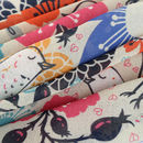 tela georgette estampadas