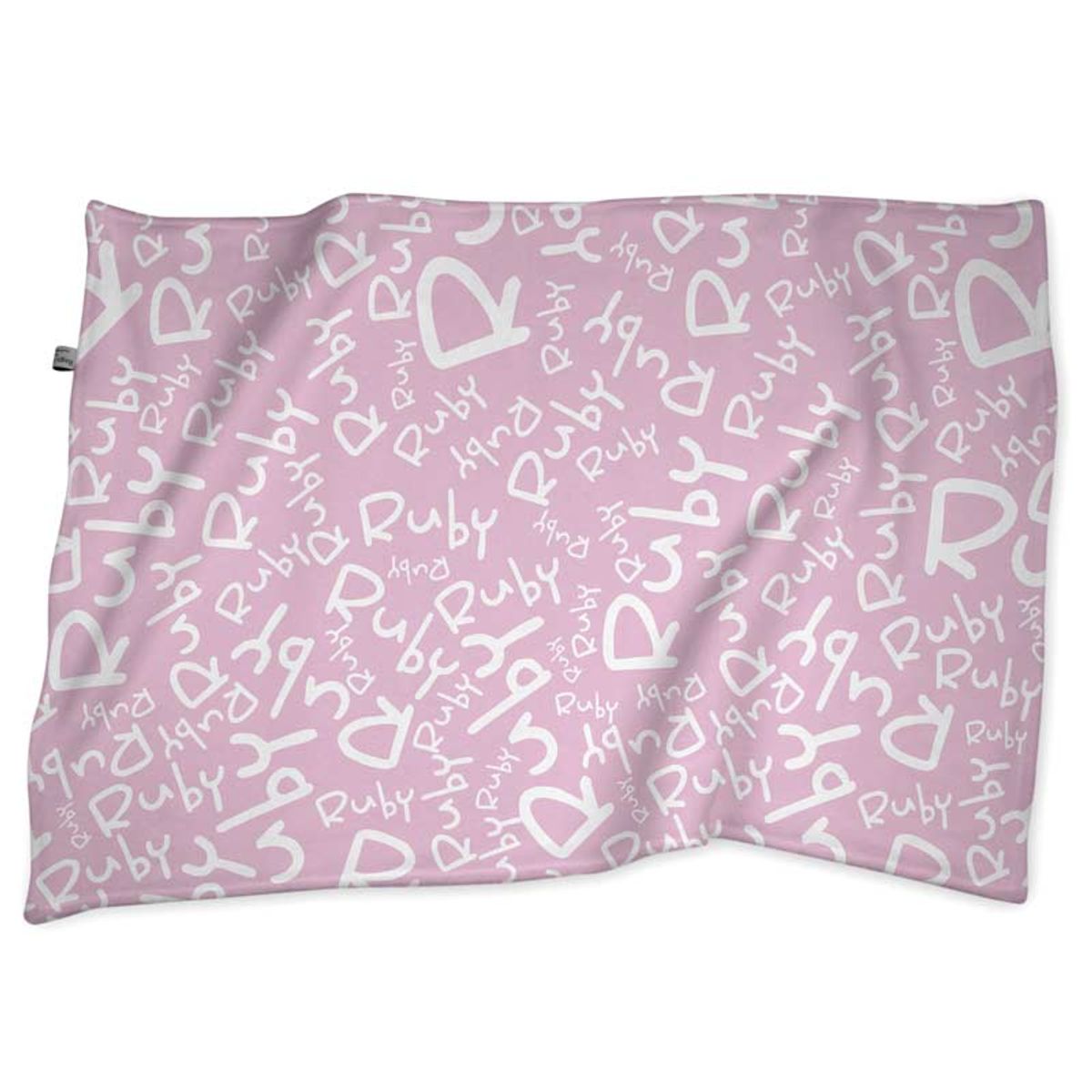 Custom Baby Blankets with Names All Over. Name Blankets.