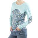 casual t shirt over long sleeve