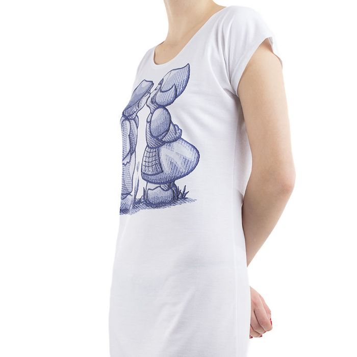 Special Father's Day Ladies Tunic T-Shirt for a Daughter to Wear, Honoring Her Amazing Dad with a Unique Print Gift Special Father's Day Ladies Tunic T-Shirt for a Daughter to Wear, Honoring Her Amazing Dad with a Unique Print Gift