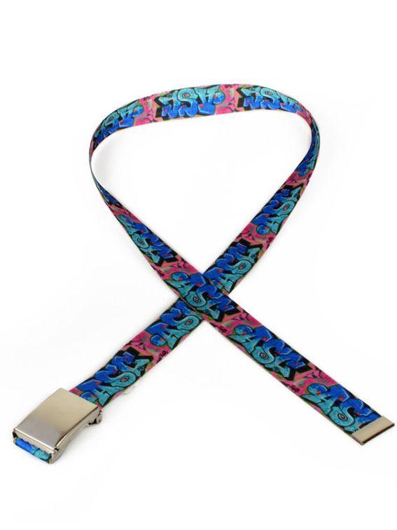 custom printed webbing belt