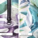 custom onesie details zip and pocket