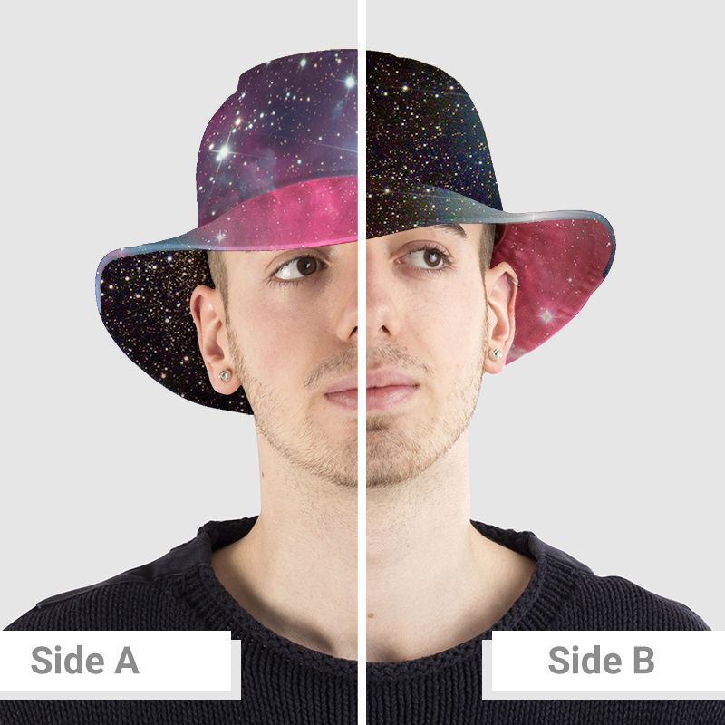 Galaxy bucket hat with sales string