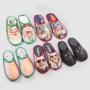 printed slippers sizes