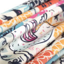 weicher samt bedruckt  nahaufnahme