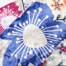 マーブル・ベルベット　布プリント