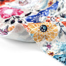 left of marbled velvet fabric