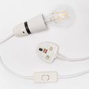 UK lightbulb and plug socket