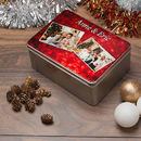 Boite en métal pour Noël