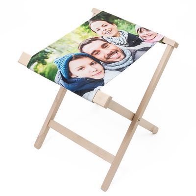 Tabouret personnalisable avec photo de famille