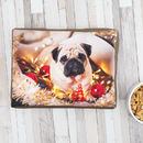 Matelas pour chien avec photo pug