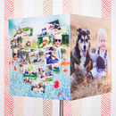 vierkante lampenkap met fotocollage