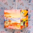 プリント　ランプシェード