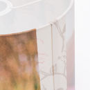 rim of round printed lamp shade