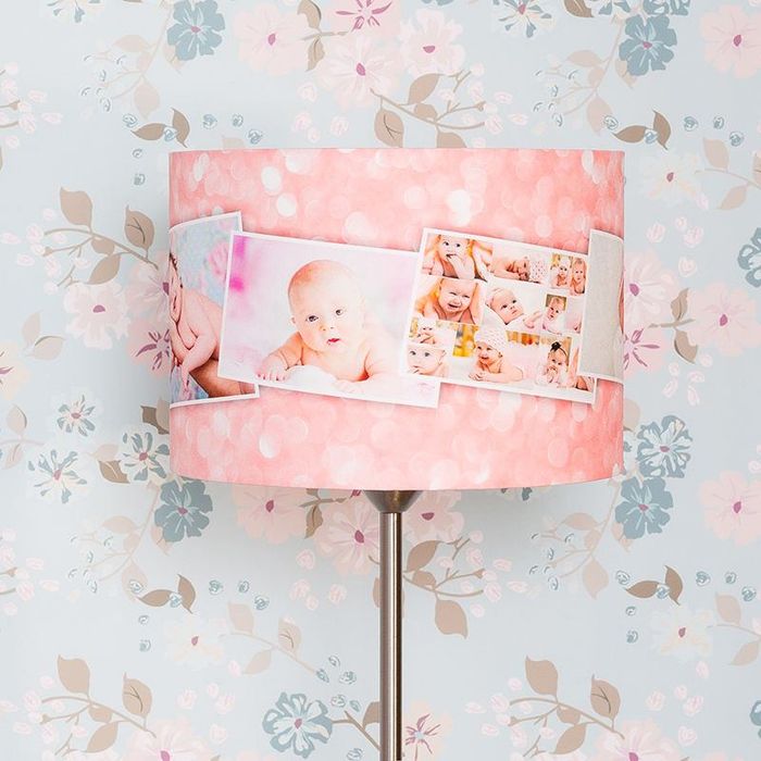 personalised lamp shades with light