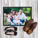 Personlig dörrmatta med foto