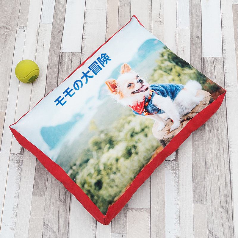 オーダーメイド犬用ペットベッド｜写真入り・名入れ可能 | 写真ギフト.jp