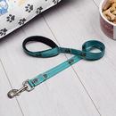 Laisse pour chien personnalisée verte