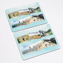 Montage design photos personalised table mats