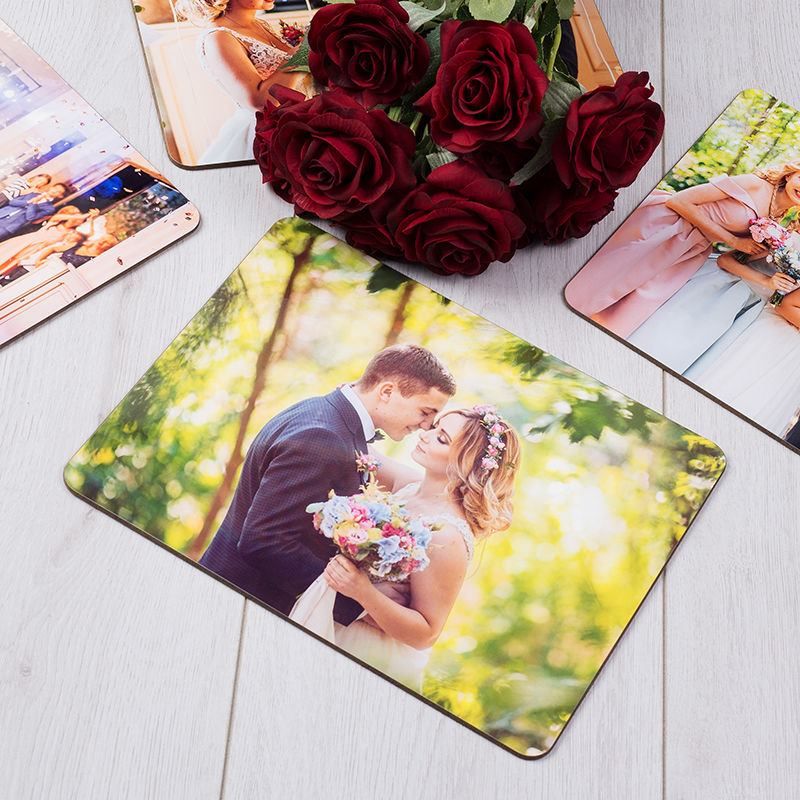 Set de table personnalisé avec photo - Cadeau famille original Set de table personnalisé avec photo - Cadeau famille original