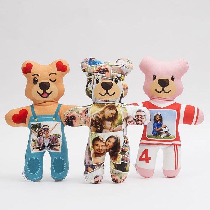 Personalized Teddy Bear with Picture. Custom Teddy Bear.
