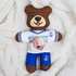 Baby photo personalised teddy bear
