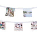 Guirlande personnalisée avec photos de vacances