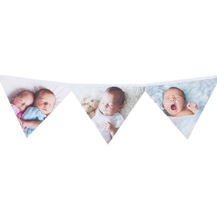 baby party design custom pennants