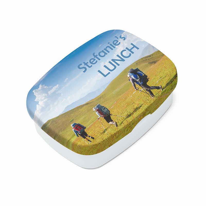 Personalized lunch outlet box with picture