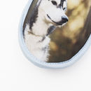 detaljer på tofflor med eget fototryck