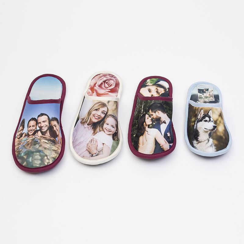 personalised face slippers