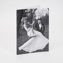 A4 personalised card printing for wedding celebration