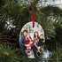 Christmas tree ornament ceramic print with your photo